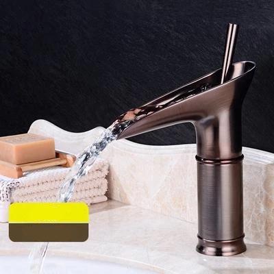 Luxury Oriental Waterfall Faucet - Nordic Side - 12-12, bathroom, bathroom-collection, bathroom-faucet, fab-faucets, faucet, feed-cl0-over-80-dollars, kitchen, kitchen-faucet, luxury, modern,