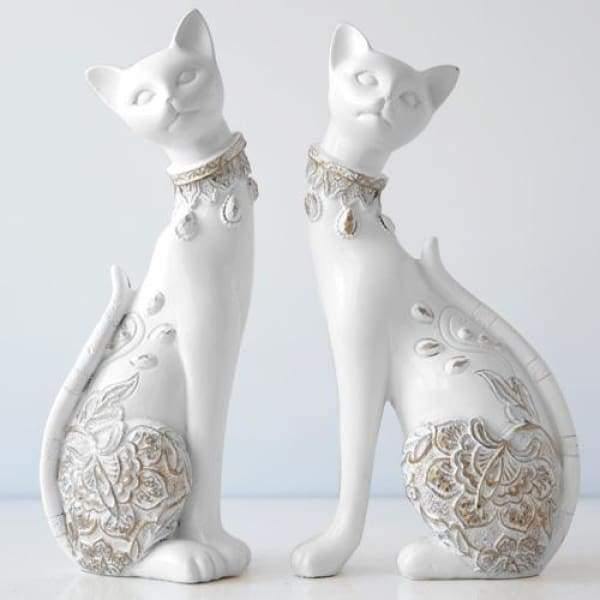 Couple Cat Figurine - Nordic Side - Figurine