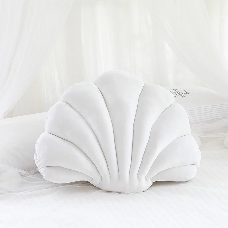 Shell Velvet Shell Cushion - Glam Decor