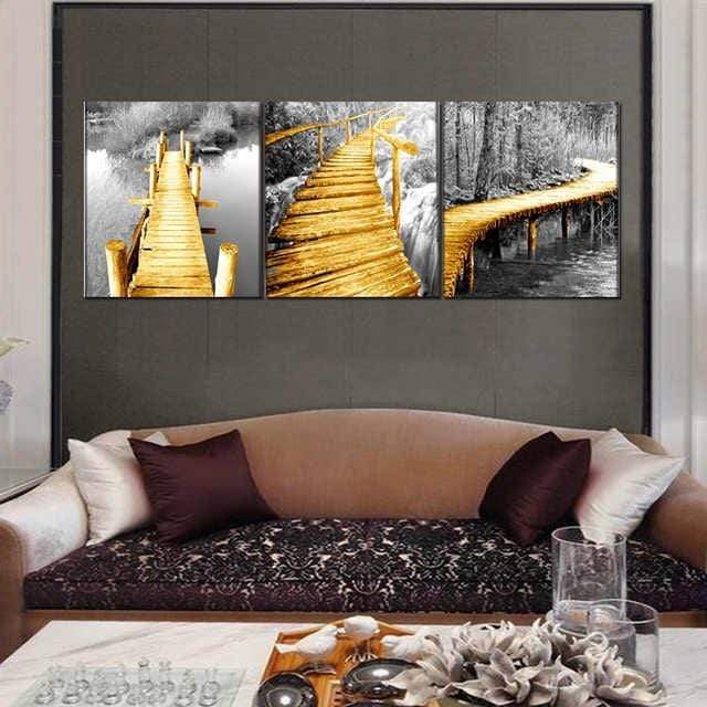 Walk in Sight Stretched Canvas - Nordic Side - 3 piece, Acrylic Image, canvas art, Canvas Image, spo-enabled