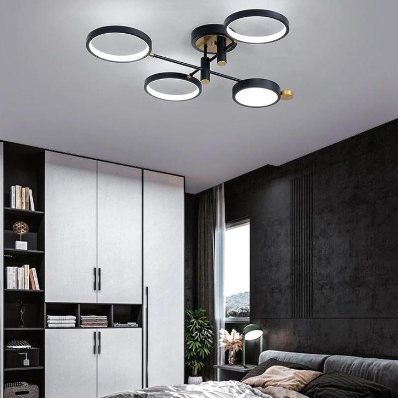 Cayuco Geometric Ceiling Light - Multi-Layer Design