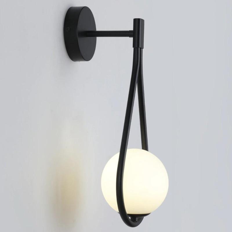 Aberdeen Frosted Glass Wall Sconce