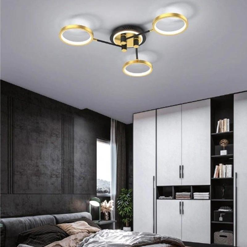 Cayuco Geometric Ceiling Light - Multi-Layer Design