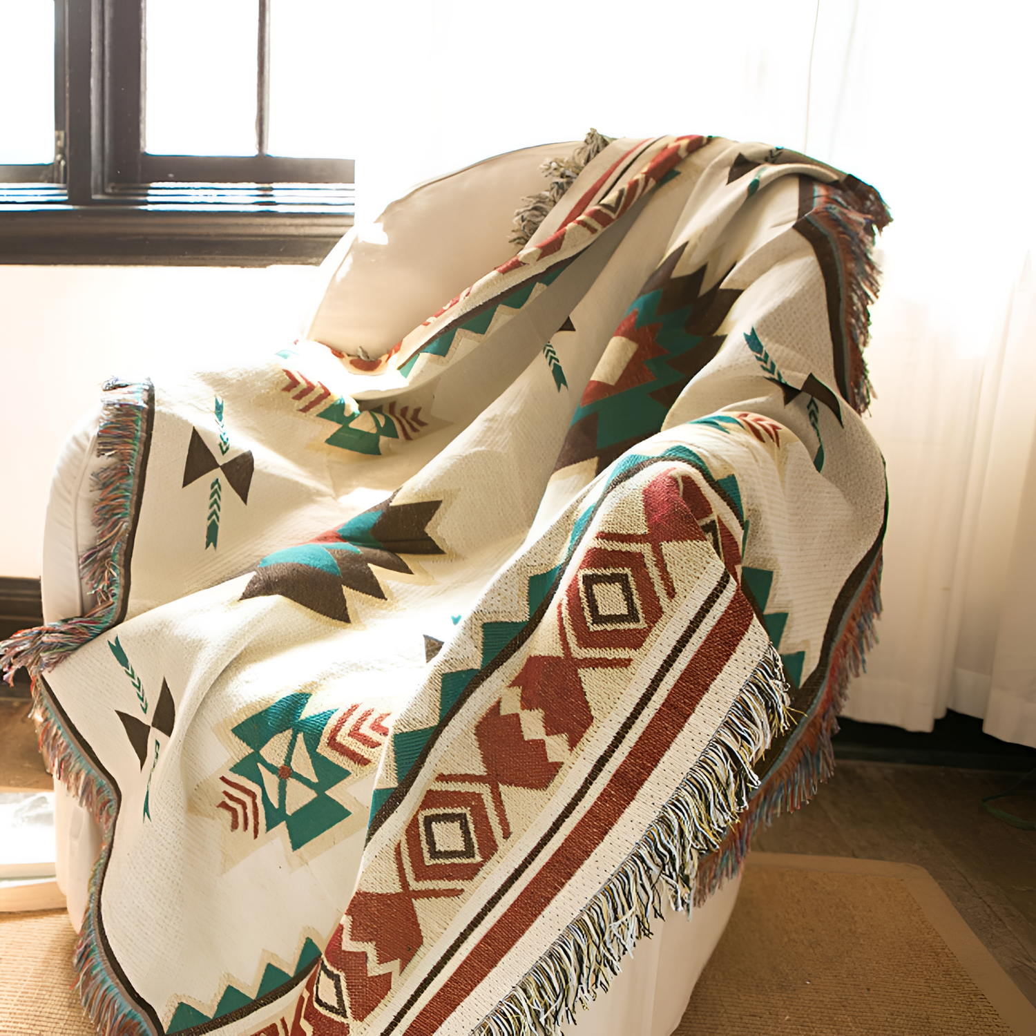 Ornat Nordic Modern Throw Blanket | Throws | NordicAbode.com