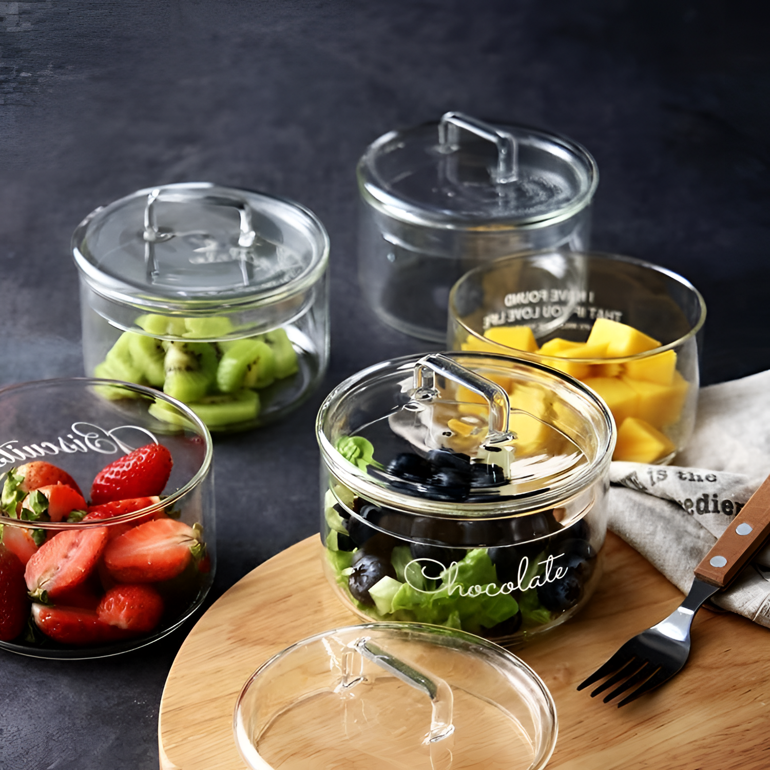 Transparent Eco-Friendly Glass Soup Bowl | Tableware | NordicAbode.com