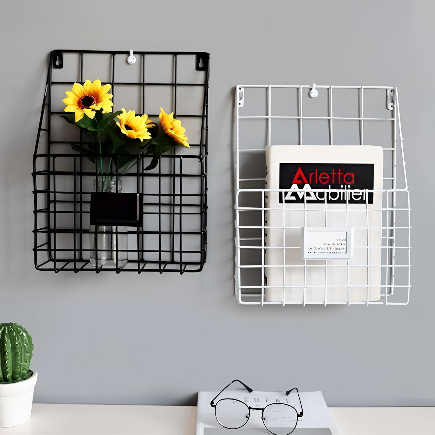 Iron Durable Metal Wall Organizer | Organizers | NordicAbode.com