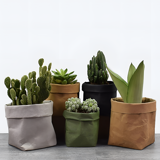 Whitely Eco-Friendly Kraft Paper Plant Pot | Planters | NordicAbode.com