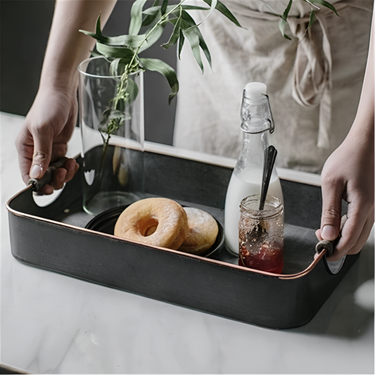 Aphelia Vintage Iron Tray - APHELIA | Trays | NordicAbode.com