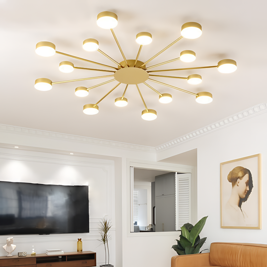 Drexel Art Deco Round Ceiling Light | Lighting | NordicAbode.com