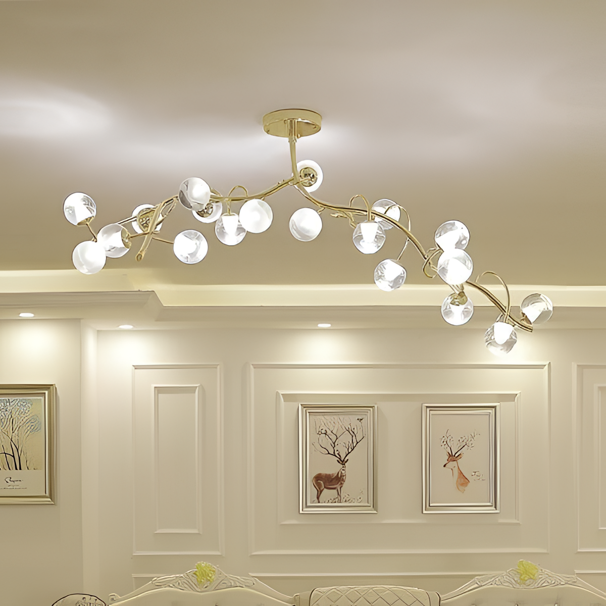 Elegant Artistic Chandelier - Eco-Friendly LED | Lighting | NordicAbode.com