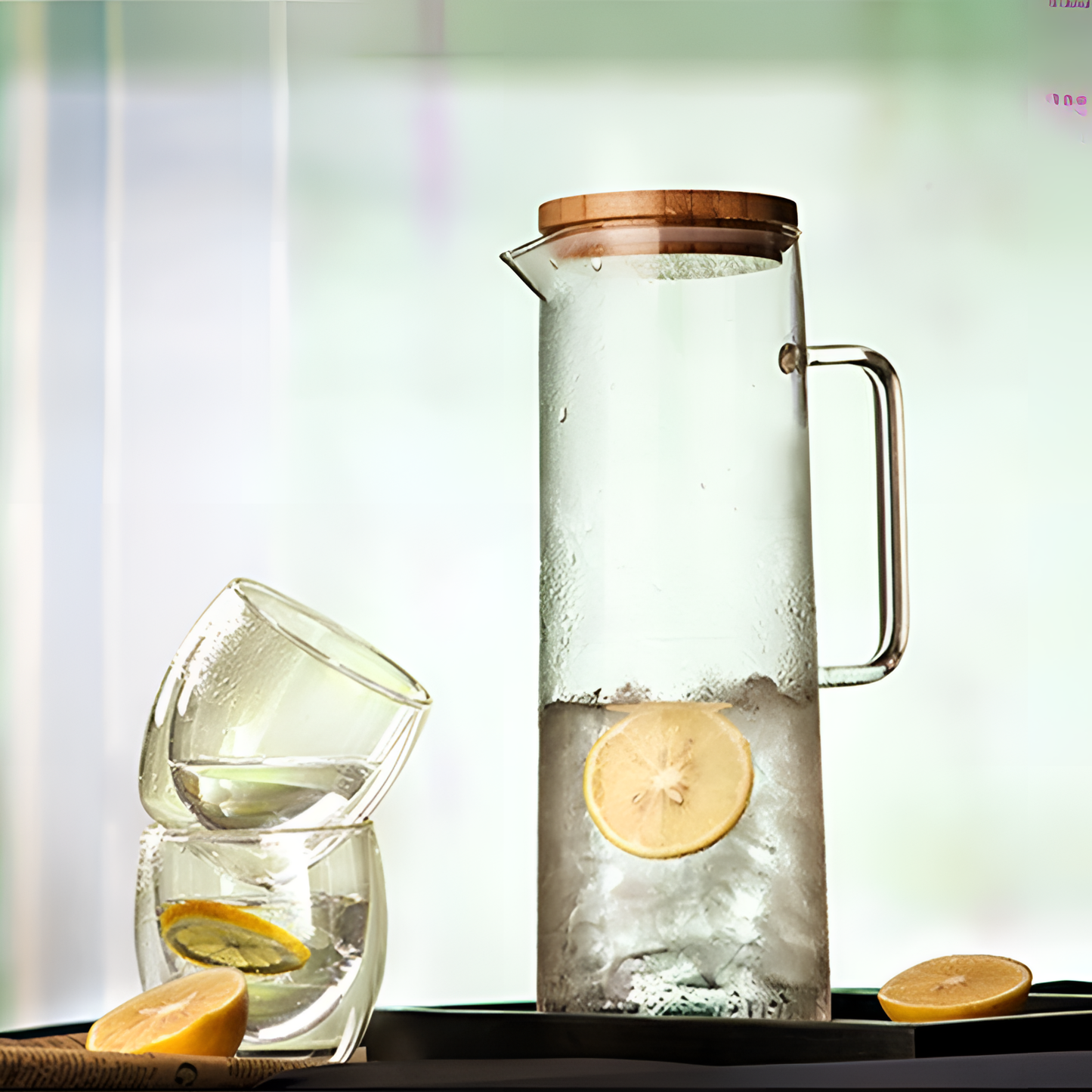 Glass Eco-Friendly Glass Water Bottle | Kitchen | NordicAbode.com