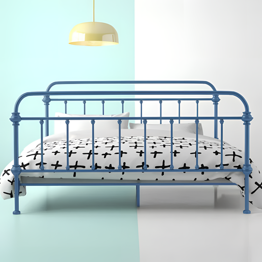 Eberhart Farmhouse Metal Bed | Bedroom | NordicAbode.com