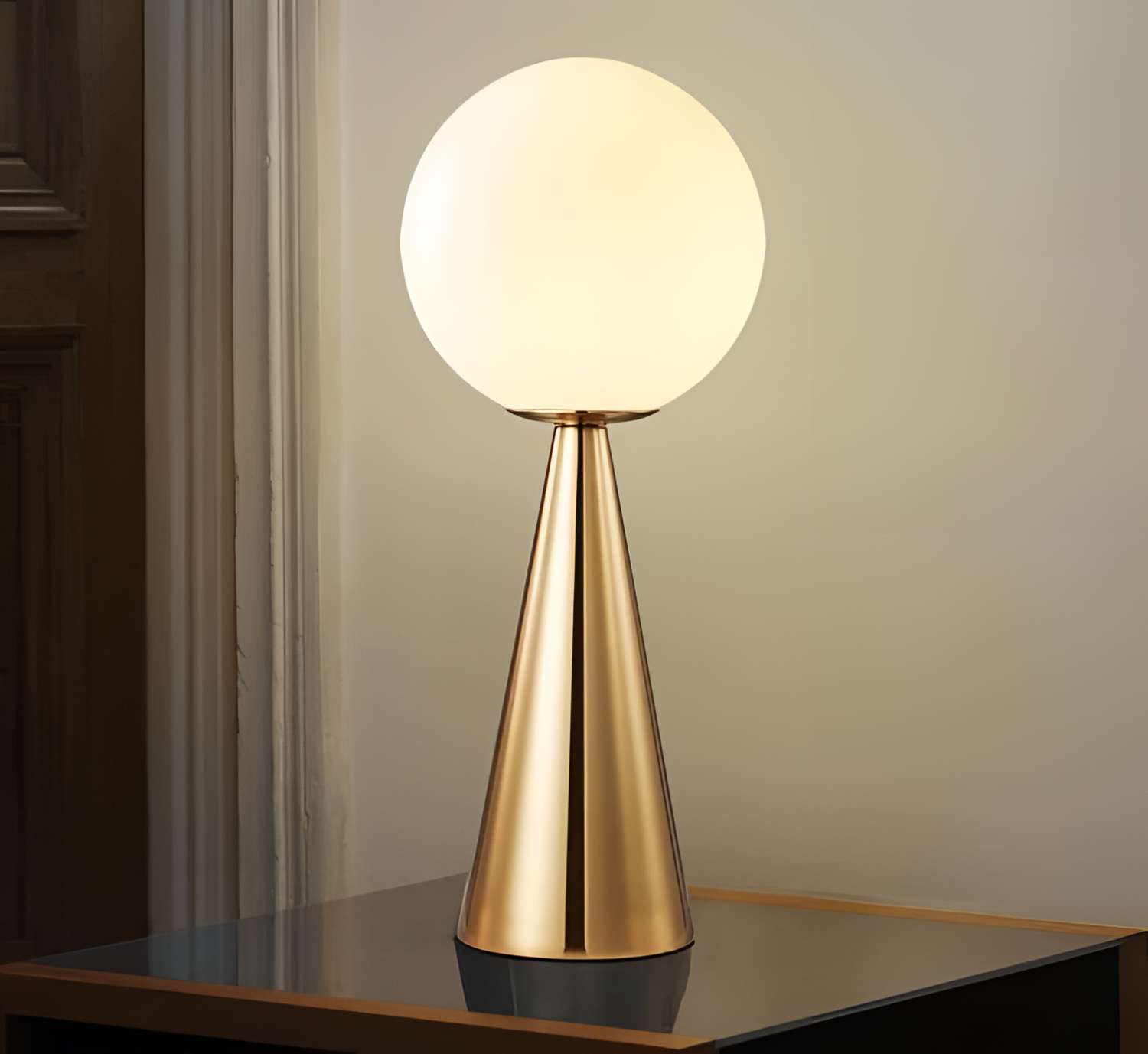 Quinn Elegant Cone Table Lamp | Lighting | NordicAbode.com