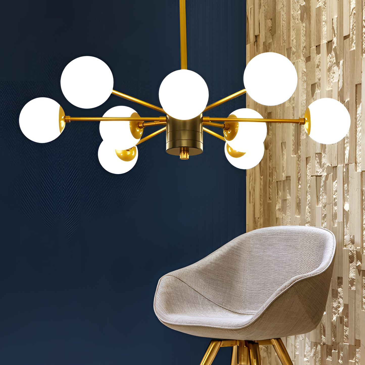 Lustre Mid-Century Modern Chandelier | Lighting | NordicAbode.com