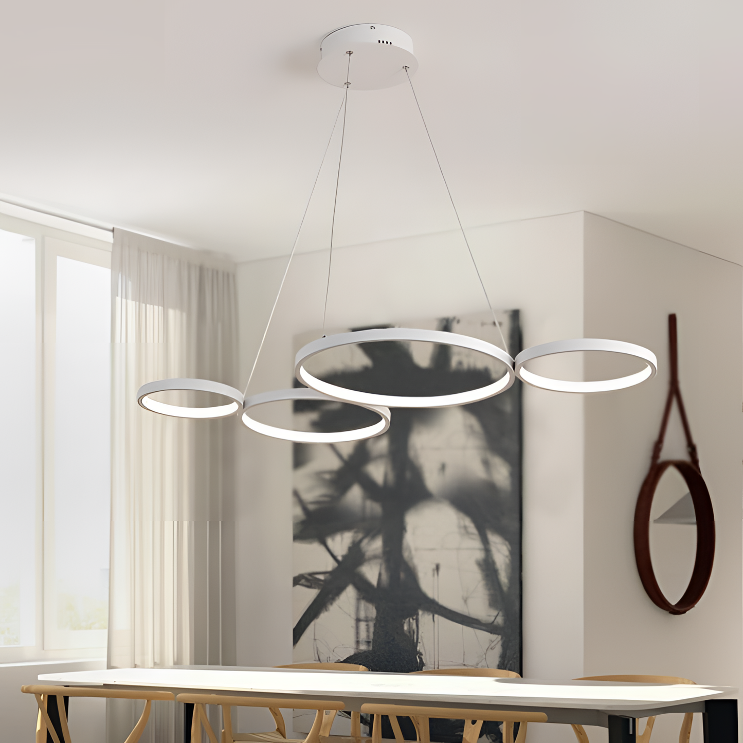 Gleam Minimalist Art Deco Hanging Light | Lighting | NordicAbode.com