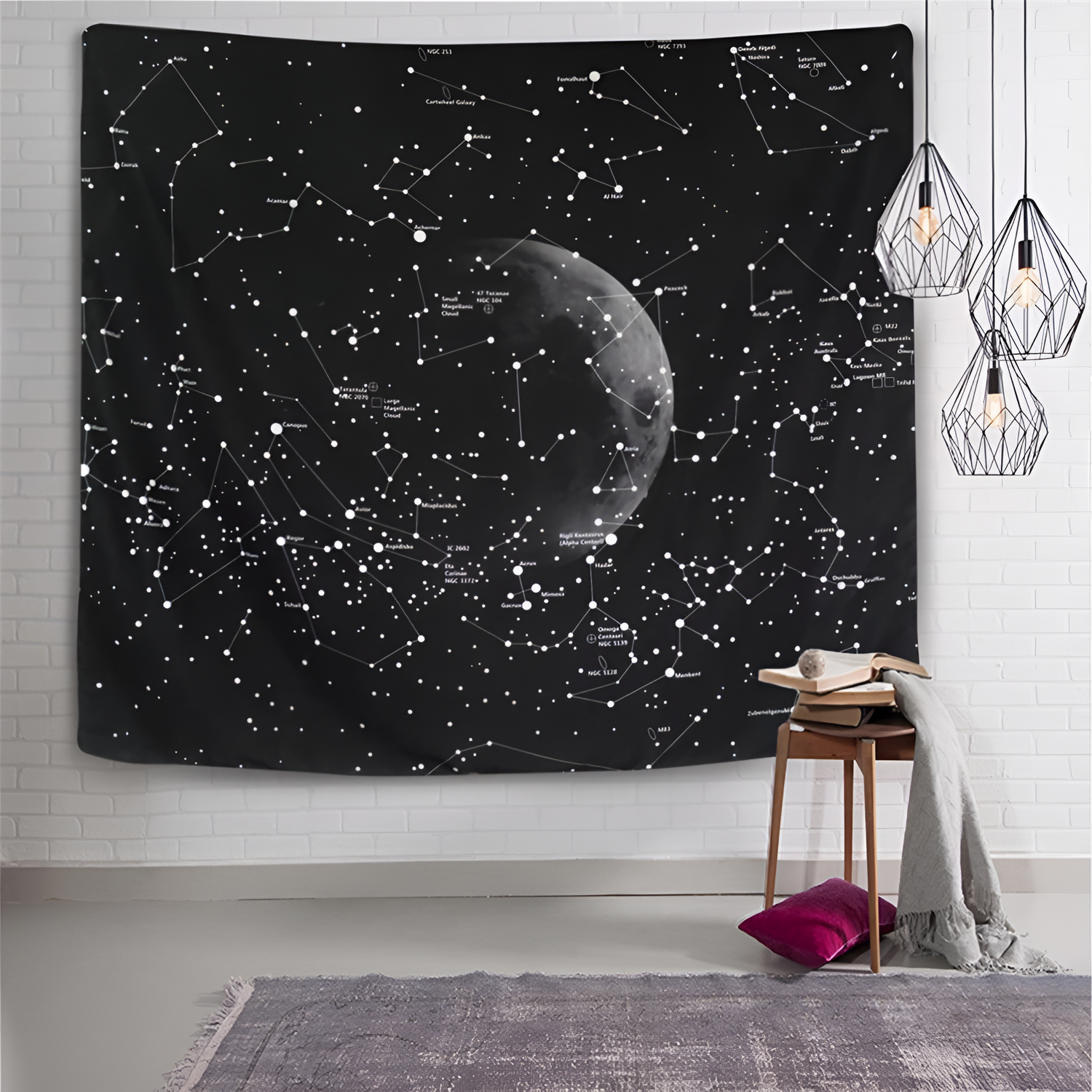 Galaxy Handmade Galaxy Wall Cloth | Wall Art | NordicAbode.com