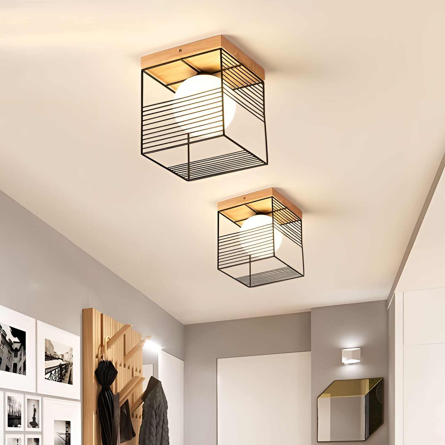 Escher Vintage Cage Ceiling Lights | Lighting | NordicAbode.com