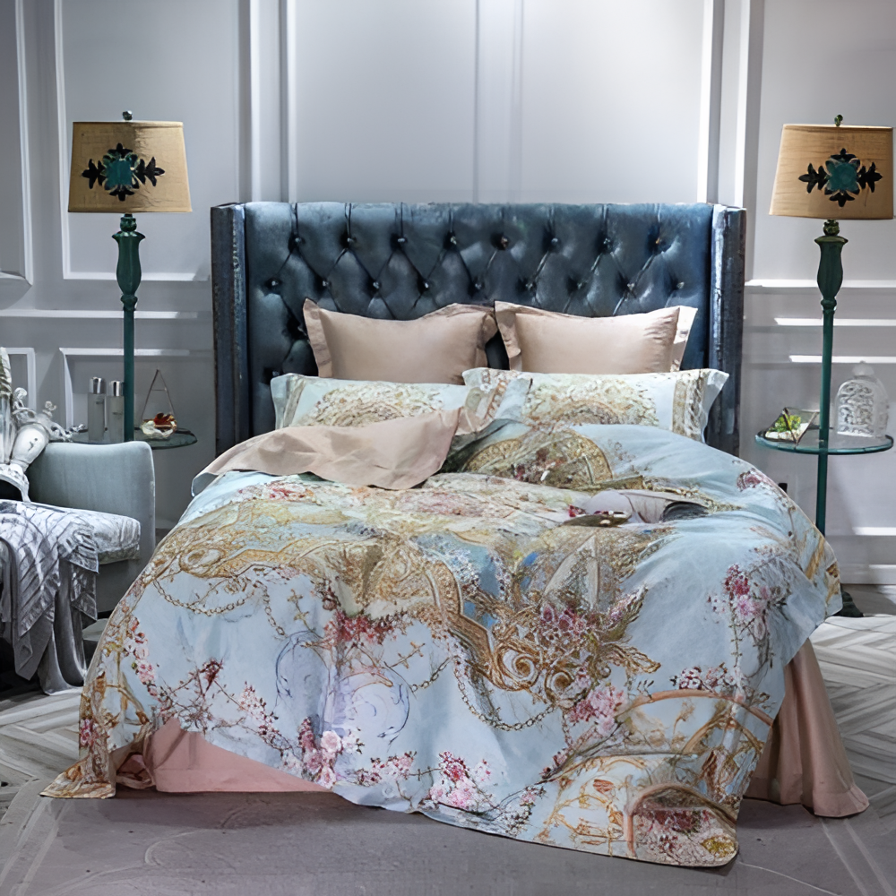 El Rosas Toile Duvet Cover Set | Bedding | NordicAbode.com