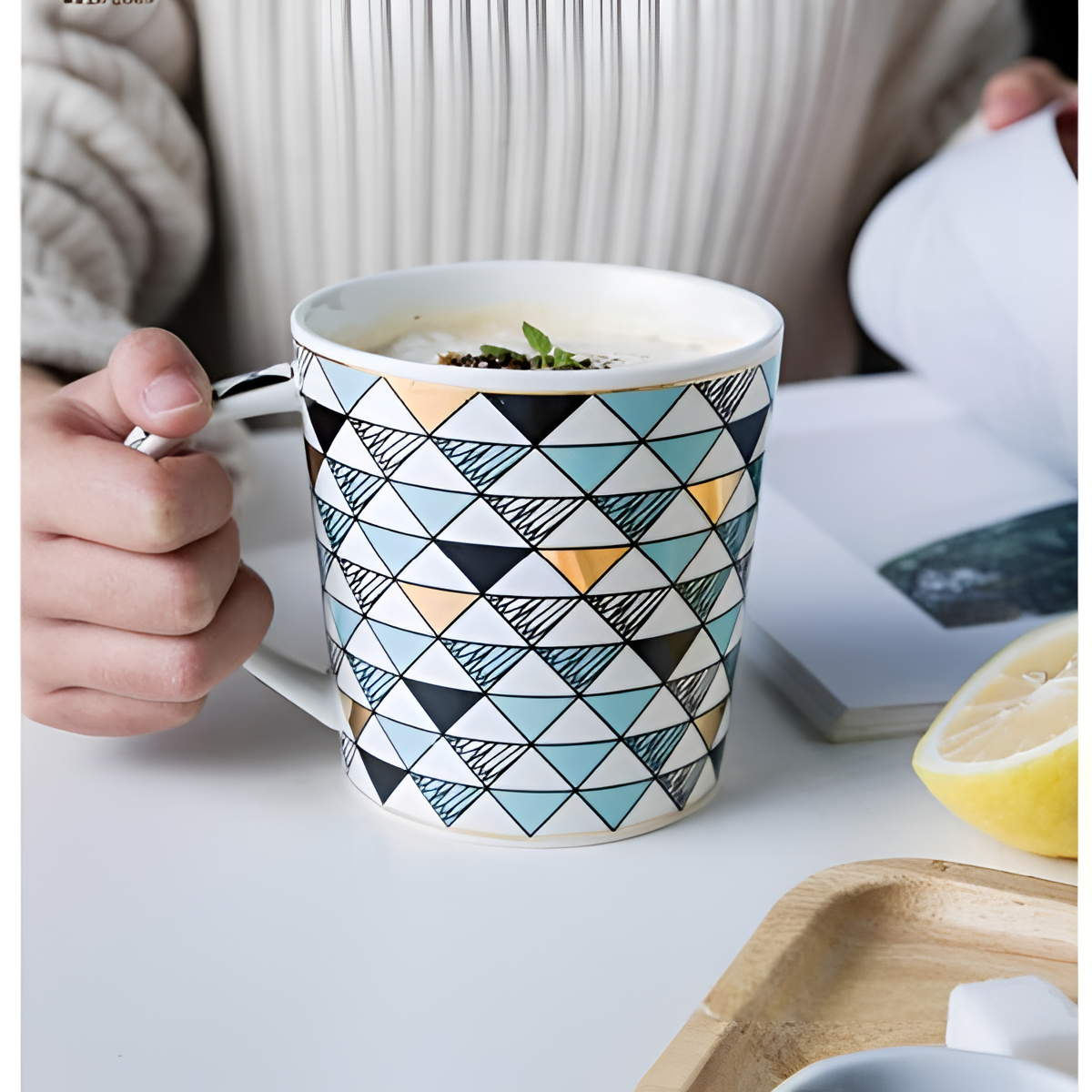 Euclid Geometric Mug | Mugs | NordicAbode.com