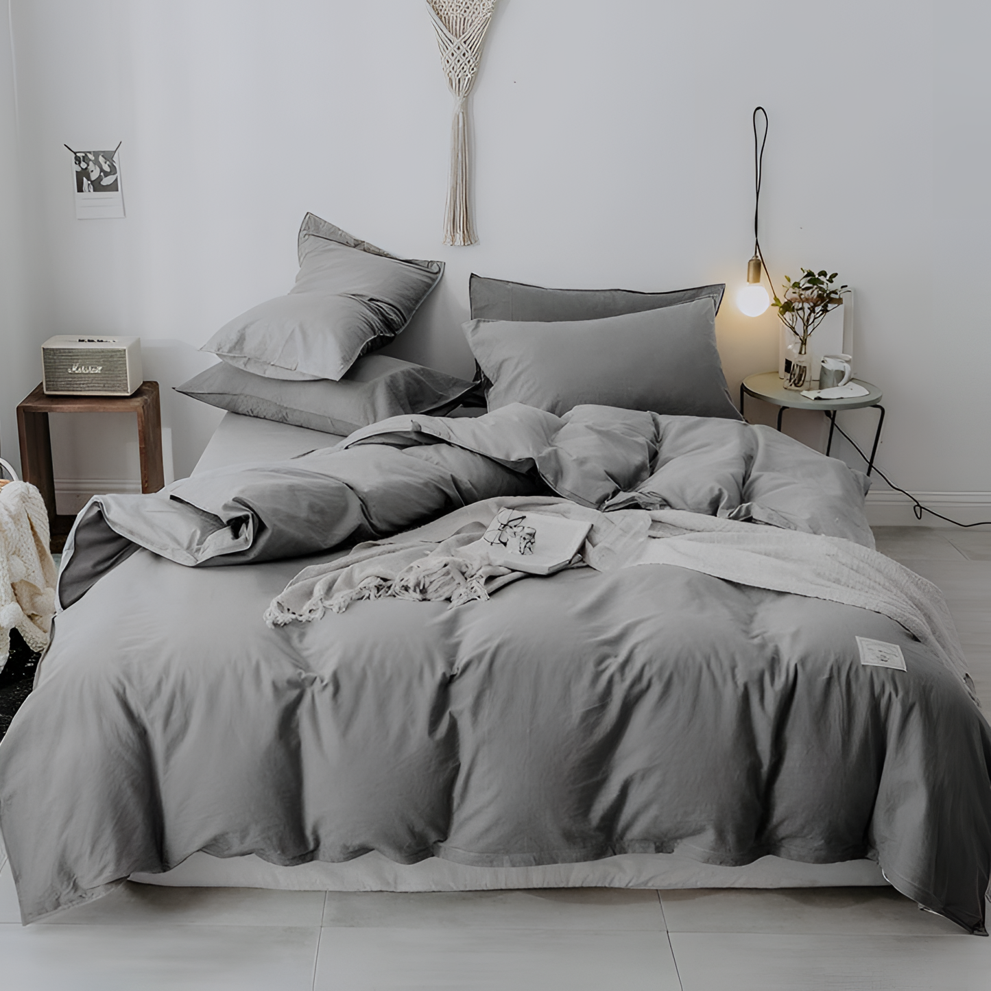 Stark Minimalist Duvet Cover Set | Bedding | NordicAbode.com