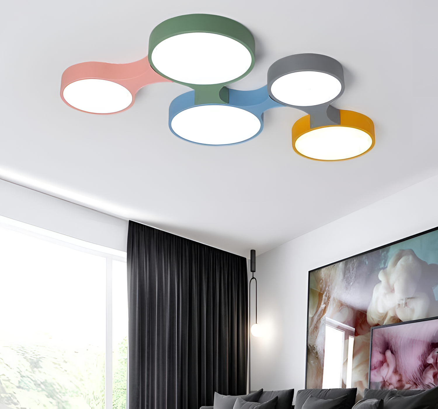 Cogs Colorful Modern Cogs Ceiling Light | Lighting | NordicAbode.com