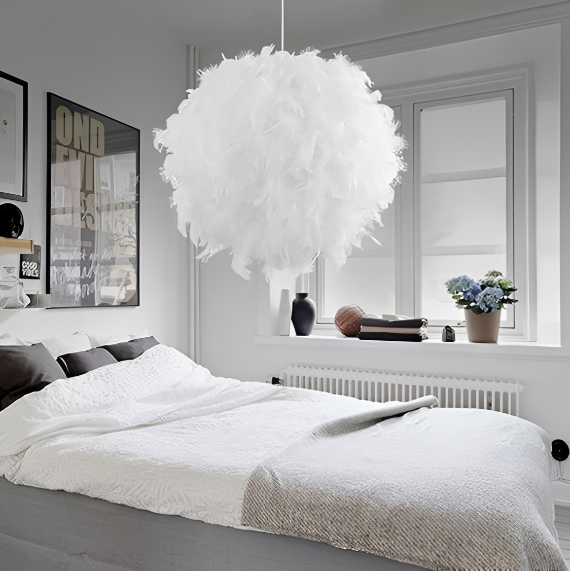 Lua Feather Light Pendant for Modern Spaces | Lighting | NordicAbode.com