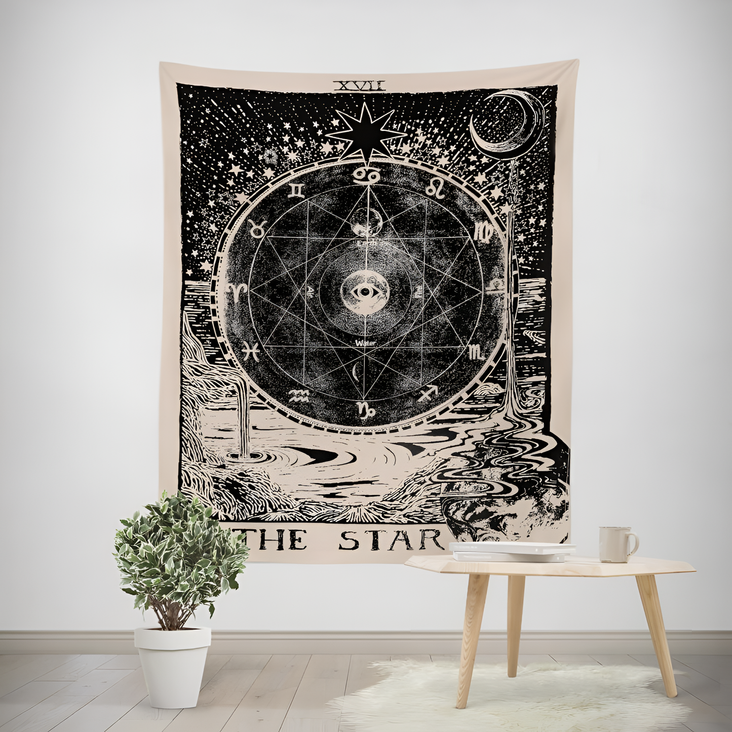 Tarot Handmade Tarot Wall Cloth | Tapestries | NordicAbode.com