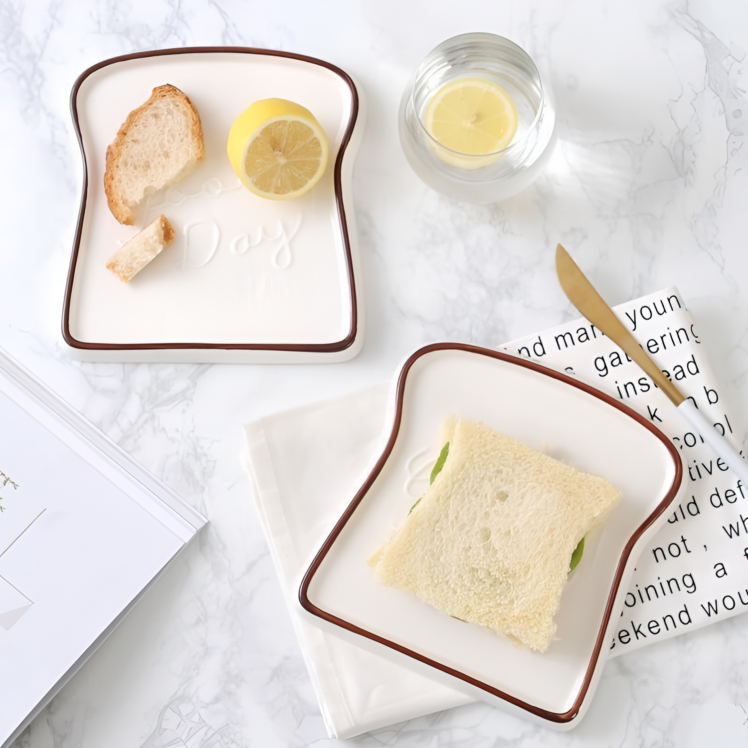 Toast Ceramic Toast Plate | Tableware | NordicAbode.com