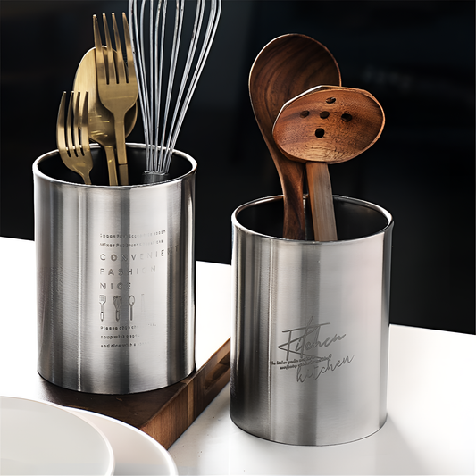 Stainless Steel Cutlery Holder | Kitchen Accessories | NordicAbode.com