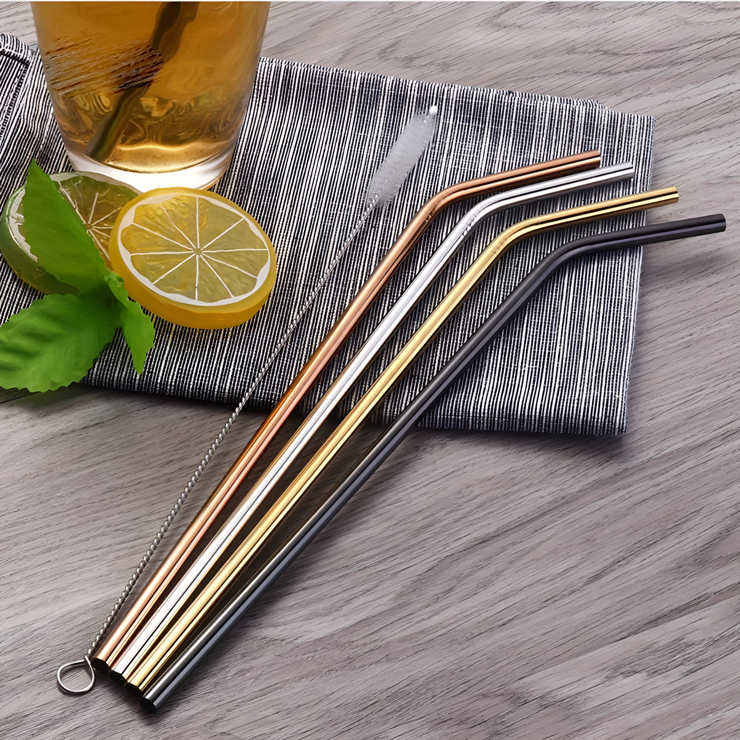 Seoul Metallic Seoul Straws | Tableware | NordicAbode.com