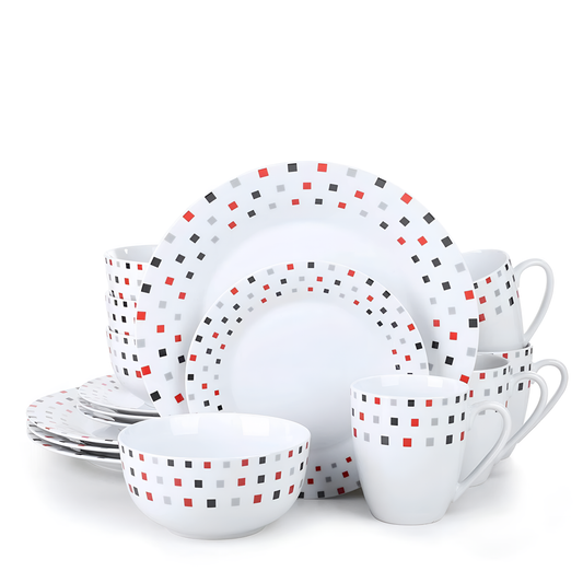 Ada 16-Piece Porcelain Dinnerware Set | Dinnerware | NordicAbode.com