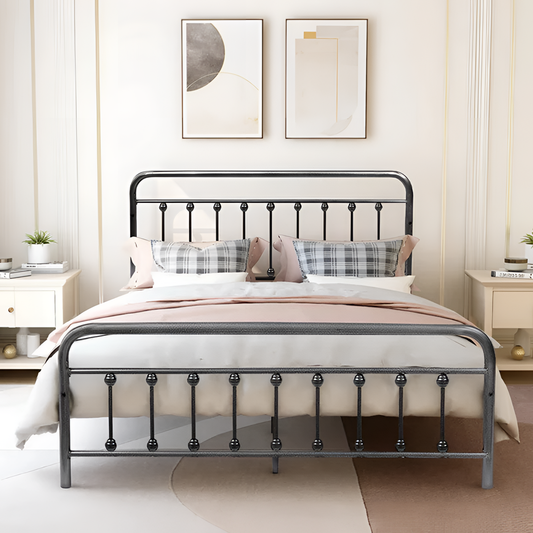 Cliffrose Classic Metal Bed Frame | Bedroom | NordicAbode.com