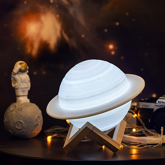 Led Saturn LED Lamp - Space-Inspired Decor | Lighting | NordicAbode.com