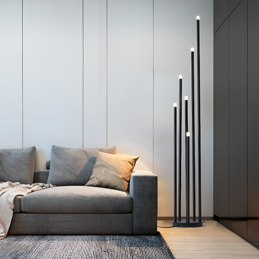 Six Luxurious Six Shot Floor Lamp | Lighting | NordicAbode.com