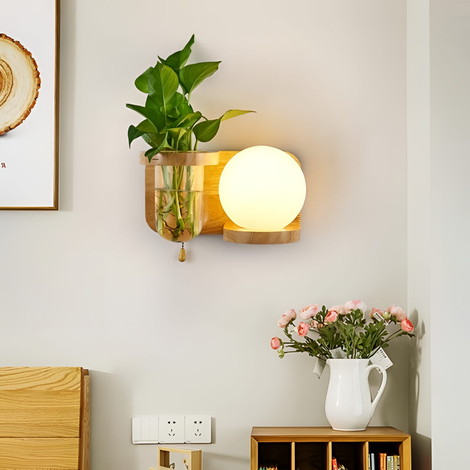 Lyla LED Lamp Planter & Shelves | Lighting | NordicAbode.com