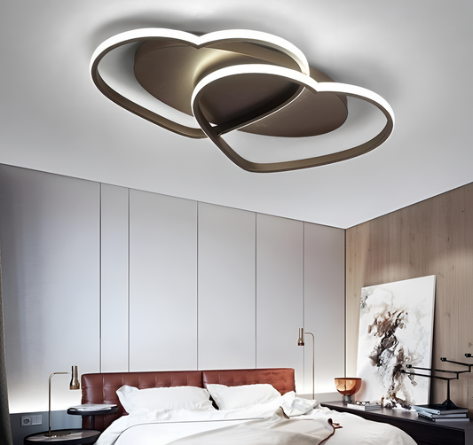 The Contemporary Love Heart Flush Light | Lighting | NordicAbode.com