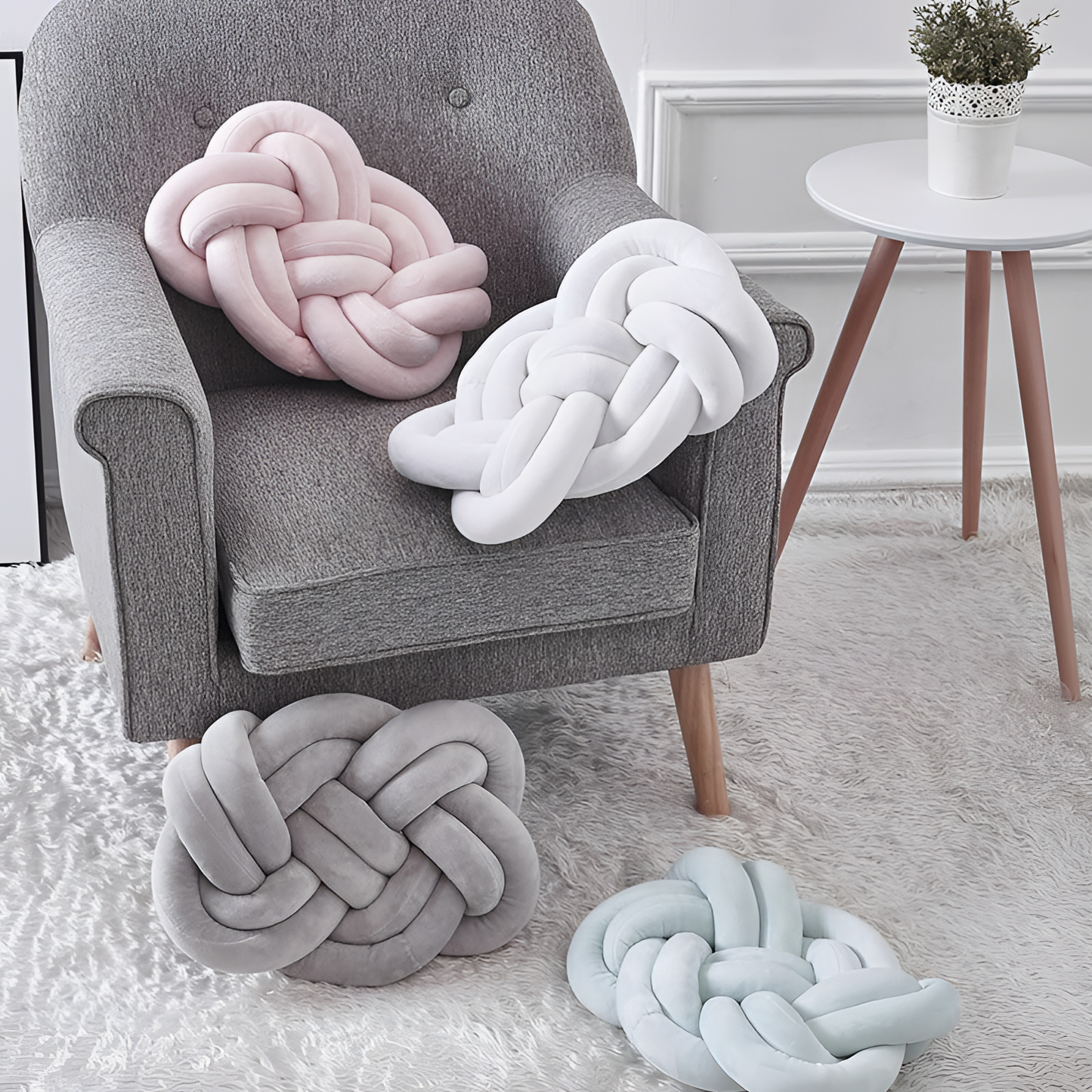 Infinity Chic Infinity Knot Pillow | Pillows | NordicAbode.com