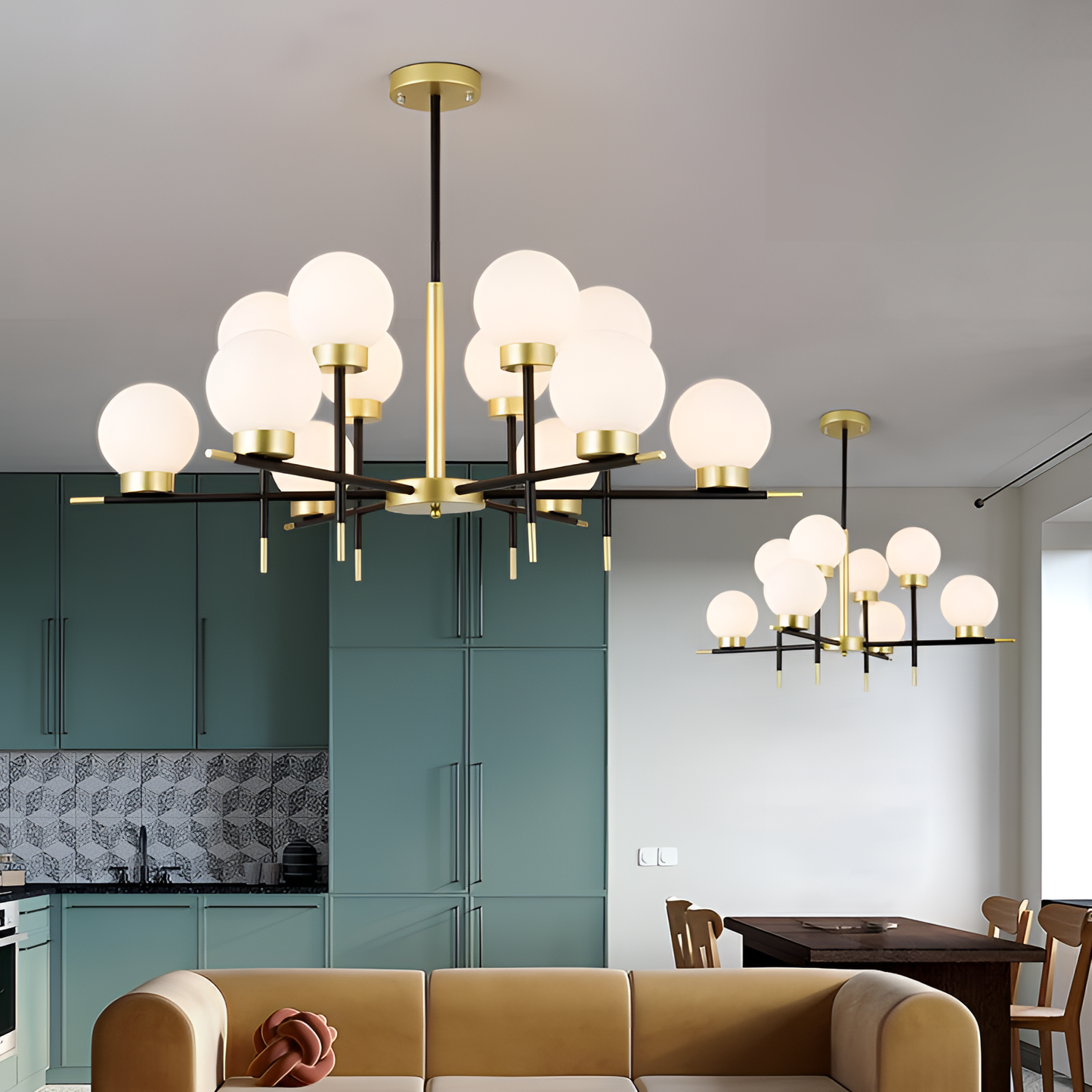 Modern Art Deco Pendant Chandelier | Lighting | NordicAbode.com