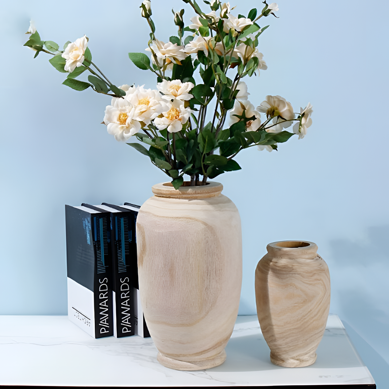 Modern Elegant Bamboo Vase - Natural Finish | Vases | NordicAbode.com