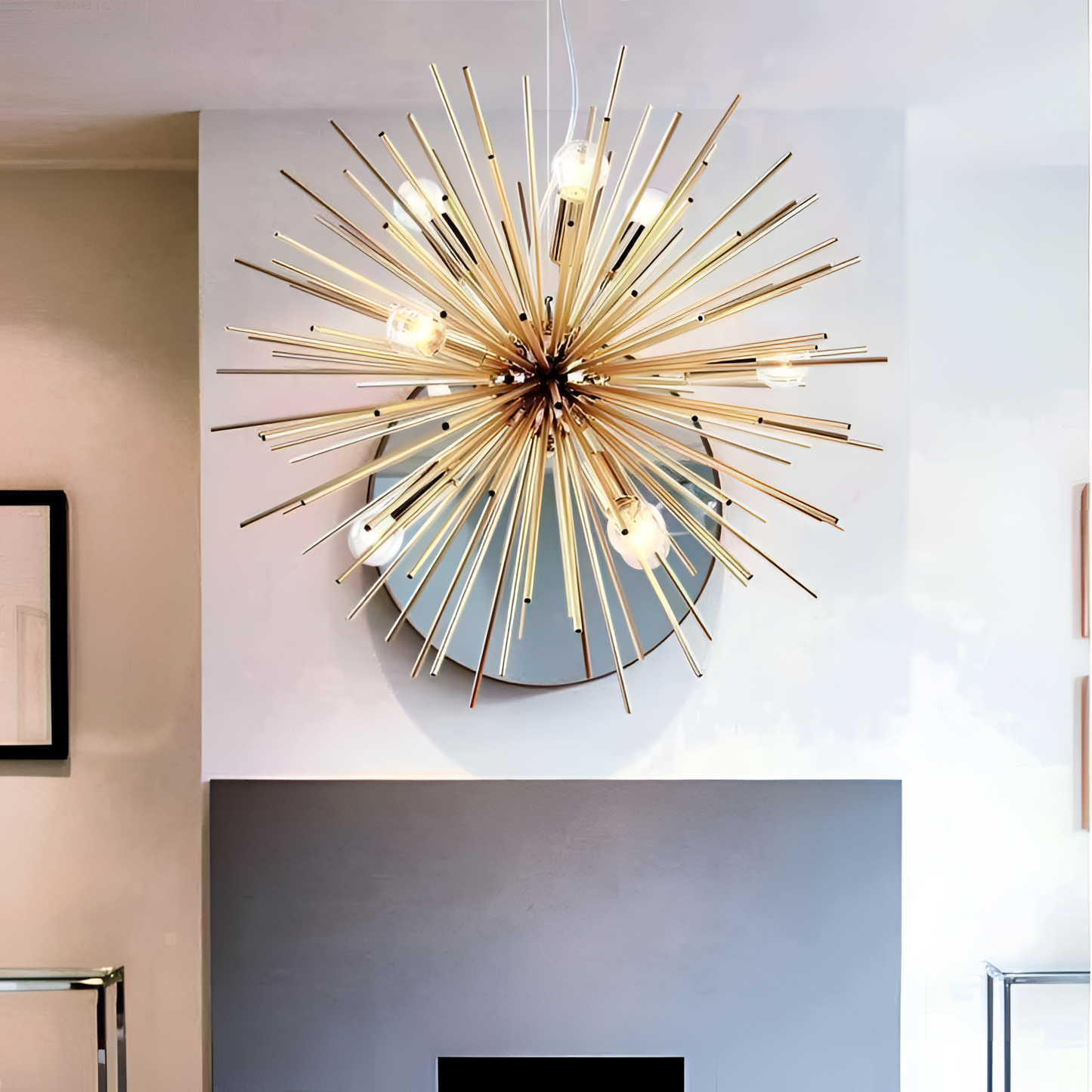 Radiation Gold Pendant Lights - Radiation Sphere | Lighting | NordicAbode.com