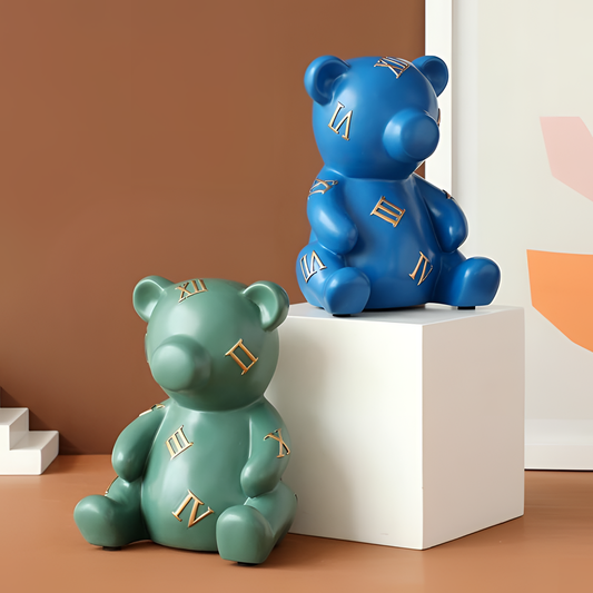 Bocas Cute Bear Sculpture - Handcrafted | Sculptures | NordicAbode.com