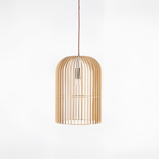 Wooden Bird Cage Pendant Light | Lighting | NordicAbode.com