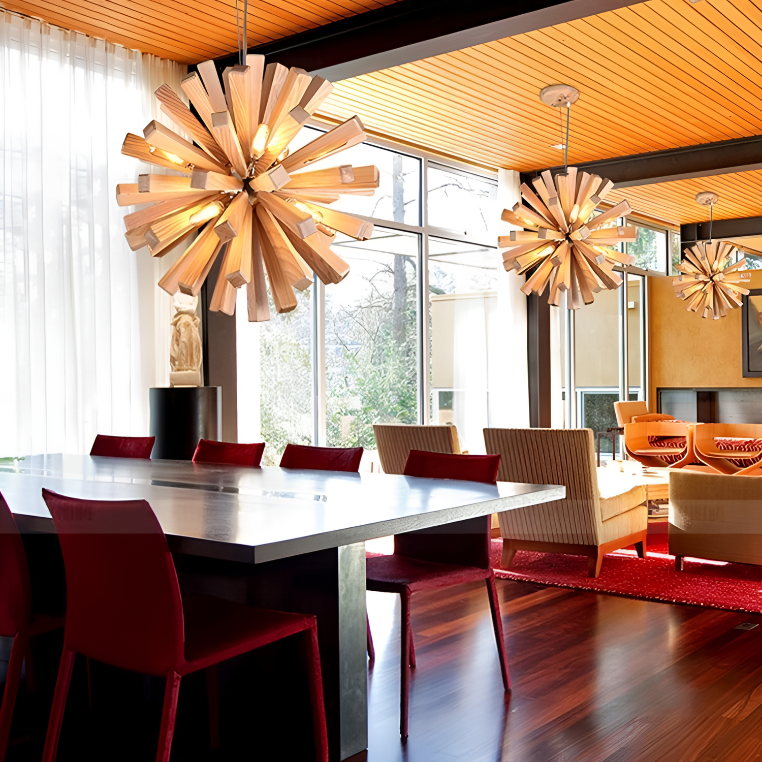 Burst Wooden Pendant Light - Burst | Lighting | NordicAbode.com