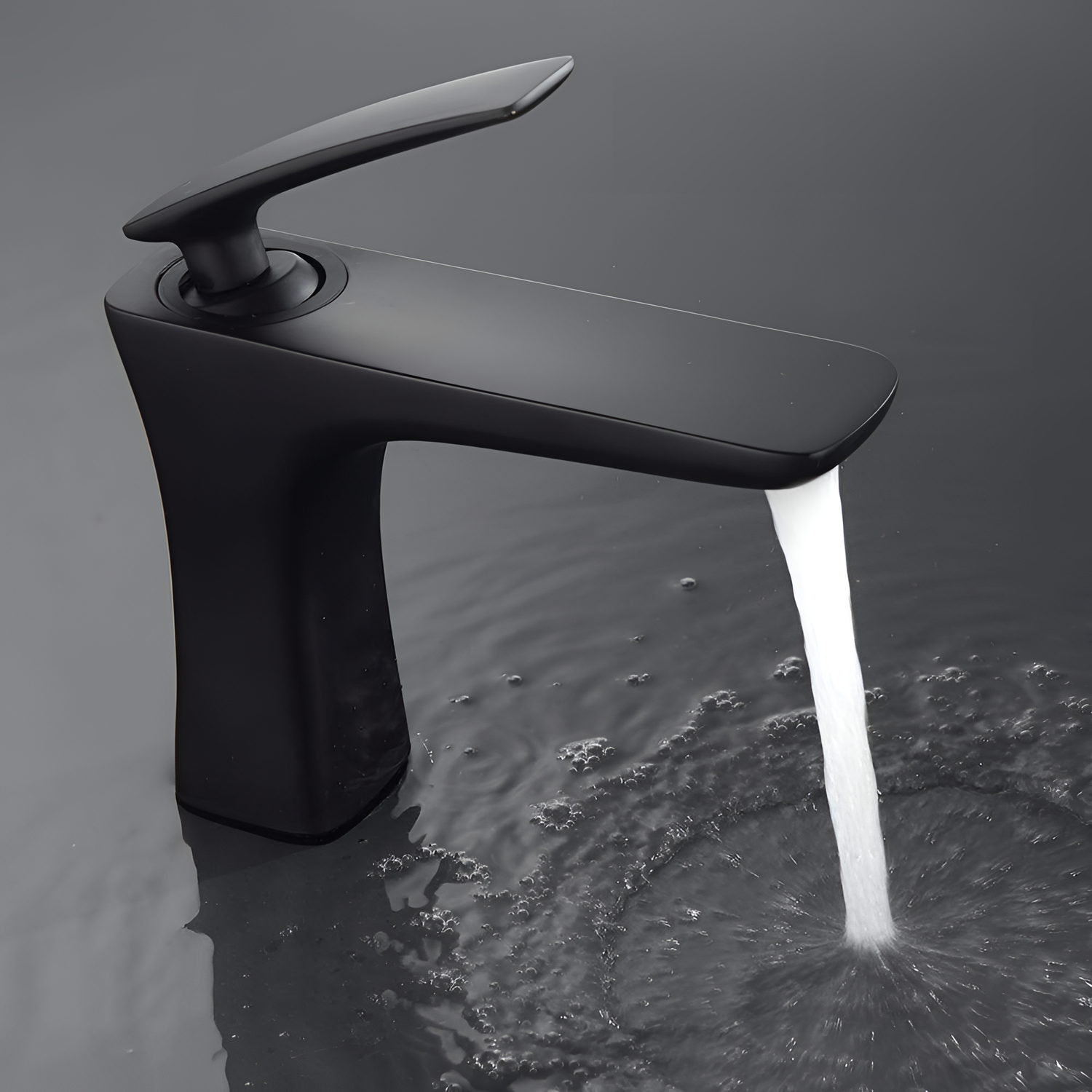 Rocket Bold Matte Black Faucet | Faucets | NordicAbode.com