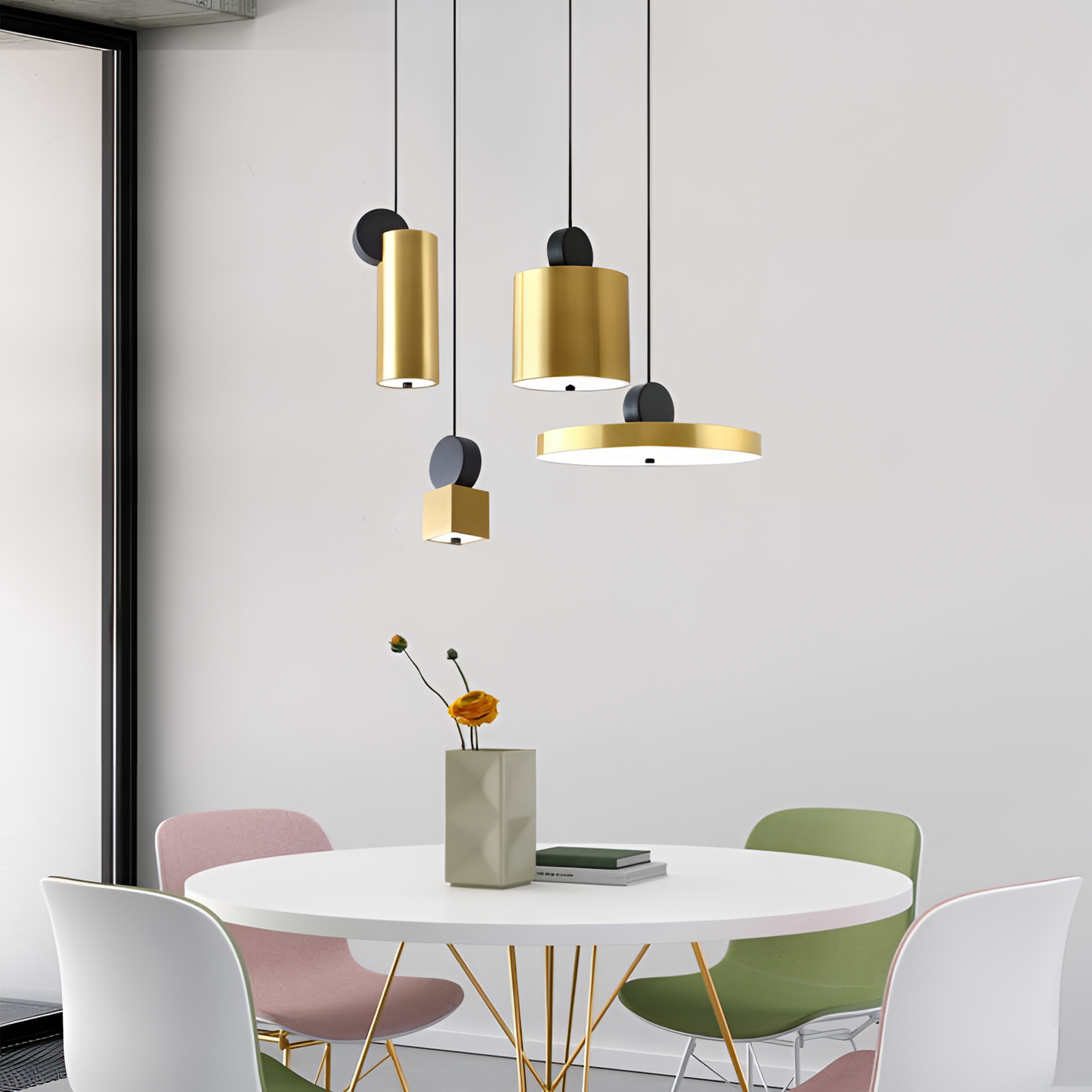 Bronze Geometric Pendant Light - Bronze | Lighting | NordicAbode.com