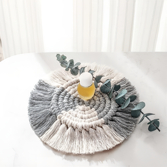 Cotton Boho Cotton Coaster Set | Coasters | NordicAbode.com