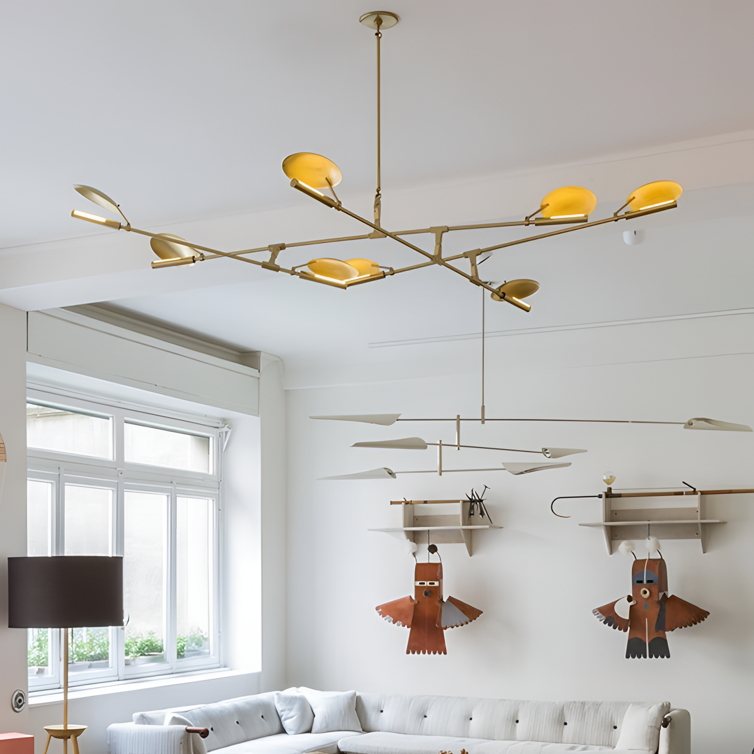 Modern Abstract Line Chandelier Pendant Light | Lighting | NordicAbode.com