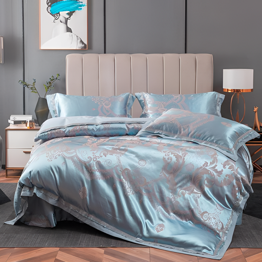 Cerulean Luxury Egyptian Cotton Bedding Set | Bedding | NordicAbode.com