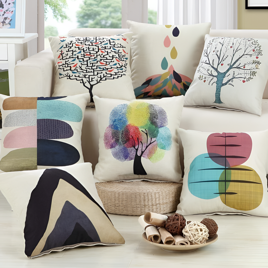 Earth'S Elegant Spectrum Cushion | Cushions | NordicAbode.com