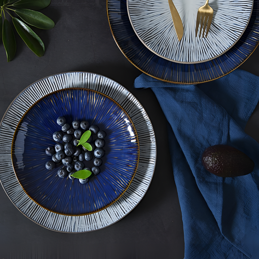 Azure Stylish Azure Plate Set | Dinnerware | NordicAbode.com